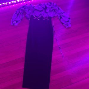 midi fashion nova office dress